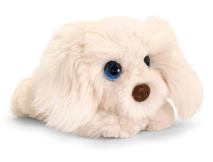 Keel Toys SD2543 Soft Toy Signature Cuddle Puppy Labradoodle, Cream Keel Amazon.co.uk Toys