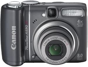 Canon PowerShot A590IS 8MP Digital Camera with 4x Optical Image Stabilized Zoom (OLD MODEL)