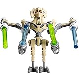 General Grievous Star Wars The Force Awakens Minifig Minifigure with 4 Lightsabers Compatible with Lego