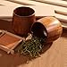 Handmade Natural Solid Wood Wooden Tea Cup Wine Mug 7fl oz - Christmas Collection 2022