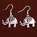 YAZILIND Retro y Cute Elephant Dangle Hook Earrings
