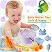 Beach Toys Set for Kids Toddlers Baby Sand Toys for Girls Boys, Soft 10 Pieces Pool Toy Set with Mesh Bag Truck Bucket Watering Can Water Whee Shovels Rakes,Fish Crab Sand Molds (10 Pieces Beach Toy)