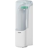 Hand Soap Dispenser Wall Mount, 10fl.oz/300ml Liquid Soap Dispenser Bathroom, Hand Sanitizer Dispenser for Kitchen White, CD-1158