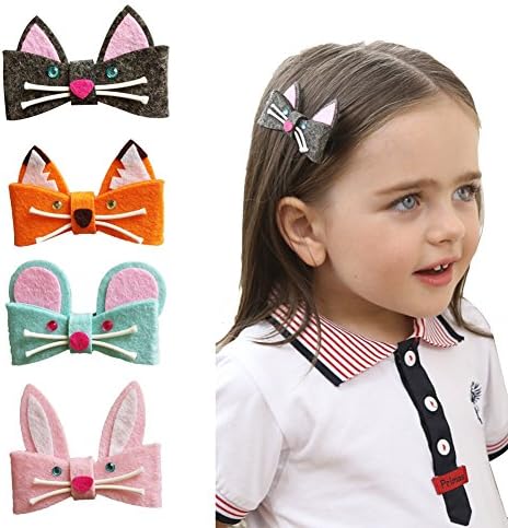 Baby Girls Children's Animal Hair Clips Fox Design Toddler Hair Clip Accessories-Fox