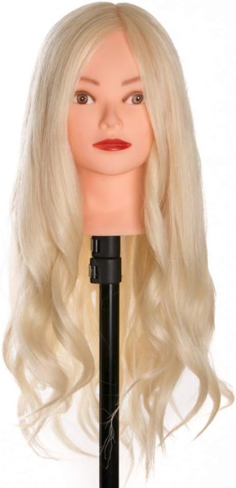 BJYG Dummy Manikin Manicure Cosmetology Mannequin Heads Hair High Temperature Head