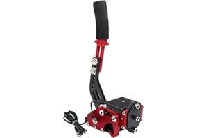 Htostar Racing PC Racing Game USB Handbrake,USB Handbrake Compatible with G27 G25 G29 G920 T500 T300(With out Clamp)
