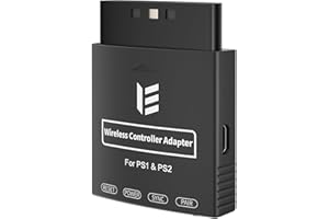 RGEEK Wireless Controller Adapter for PS1 PS2 Console, Compatible with PS4/PS5, Switch Pro, Xbox One S, Series X/S and 8Bitdo Controller