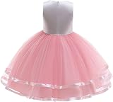 URAQT Unicorn Costume Pink Dress with Necklace Headband 140cm view 4