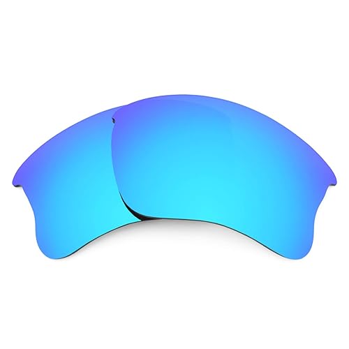 Revant Replacement Lenses for Oakley Flak Jacket XLJ (Asian Fit),  Non-Polarized, Ice Blue MirrorShield in Oman Whizz Replacement Sunglass  Lenses