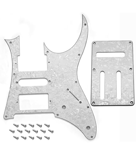 Pickguard Per Chitarra Elettrica Fender Stratocaster 3-strati Single Humbucker - Nero - Foto 3