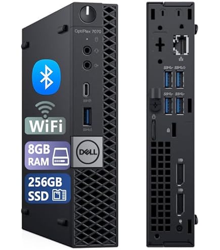 Amazon.com: Dell Mini PC Optiplex 3070, Core i5-9500T hasta 3.70