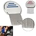 2 Pack Professional Stainless Steel Comb