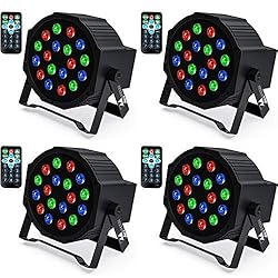 Missyee 18 RGB LED DJ Stage Uplight -DMX Control