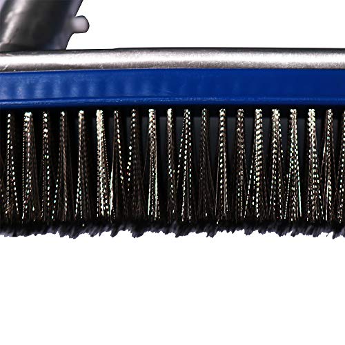 Daveyspa Heavy Duty 18'' Aluminum Swimming Pool Brush Stainless Steel