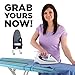 Ironing Board Holder Wall Mount with Heat Resistant Iron Rest for Max 4.2 inch Width Iron, Perfect for Small Dry Iron Travel Size and Older Model, Great for Hanging T-Leg Iron Board on Laundry Room
