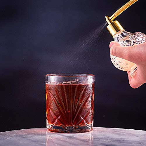 Whiskey Steine Set - 6 Handgefertigte Runde Granit Whisky Steine - 2 Whisky Gläser - Präsentations- und Aufbewahrungsbrett aus Hartholz - Whisky Geschenkset Box mit Goldfolie von Rocks – Bild 8