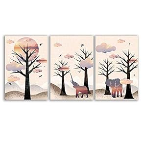 signwin - 3 Piece Canvas Wall Art -...