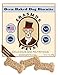 Peanut Butter Oven Baked Dog Biscuits by Erasmus Pets - Natural and Healthy Dog Treats - No Artificial Preservatives - Made In The USA - Eco Friendly Packaging - 7oz Bag