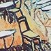 Three Rooker Outdoor Cafe Ties Van Gogh Art Necktie