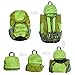 G4Free Lightweight Packable Hiking Backpack 35L Travel Camping Daypack Foldable (Yellow/Green)