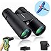 12x42 Professional Binoculars for Bird Watching with Clear Weak Light Night Vision,Easy to Focus Compact Adults Binoculars for Birding, Hunting and Travel with Phone Adapter and Bag