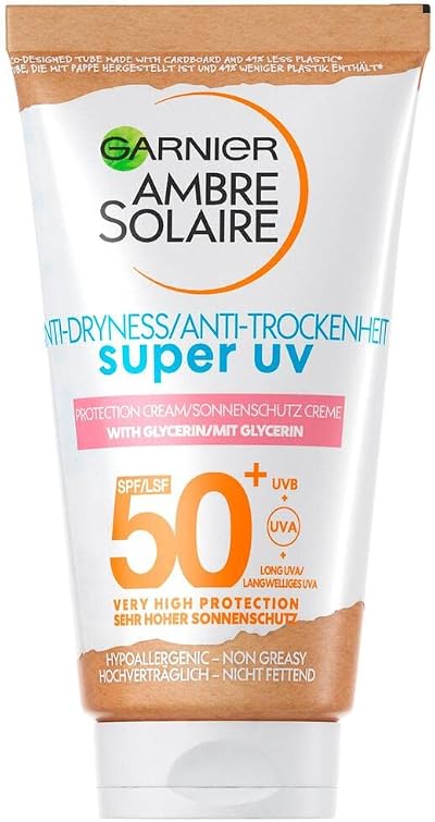 Garnier Ambre Solaire Sensitive Expert+ Face Suncream SPF 50+ Waterproof 50ml