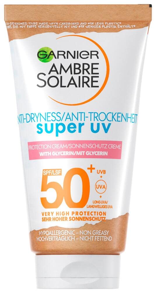 Garnier Ambre Solaire Face Suncream Sensitive Expert+ Waterproof SPF 50+ for Sensitive Skin 50 ml