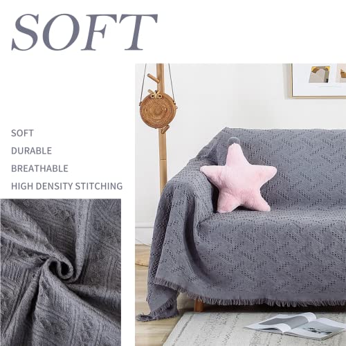 HOMERILLA Sectional Couch Covers 2 Pieces L Shape Sofa Covers 3 Seater