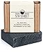 Activated Charcoal Soap Bar with Peppermint + Tea Tree - Hand Soap for Men - Handmade All Natural, Anti-Fungal, Organic Oils - Black Bamboo Helps With Acne, Blemishes, Psoriasis, Eczema