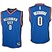 OuterStuff Youth Russell Westbrook Oklahoma City Thunder #0 Road Jersey Blue (Youth Medium 10/12)