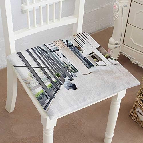 Mikihome Squared Seat Cushion stools and Table in Huge and Bright h Garden Patio Home Kitchen Office Sofa Seat Pad 18"x18"x2pcs