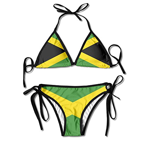 Buy Jamaica Women's Sexy Bikini Set Swimsuit Bathing Suit Halterneck