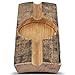 Briar and Oak Bourbon Barrel Stave Cigar Ashtray – Made in The USA from Reclaimed Authentic Bourbon Barrels - Great Cigar Accessories Gift Set for Men
