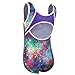 BAOHULU Leotard for Toddler Girls Gymnastics Shiny Athletic Dance Clothes Active Wear B136_Galaxy_10A