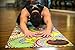 Yoga Mat 3mm - Thick Suede Workout Mat (Yoga Suede Mat Bali) (Aztec)