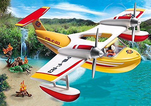 PLAYMOBIL #5560 FIREFIGHTING SEAPLANE AIRPLANE SET BRAND NEW .HN#GG_634T6344 G134548TY8832