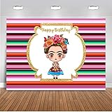 Mehofoto Frida Kahlo Mexican Backdrop Mexican Theme Birthday Party Background 7x5ft Vinyl Mexican Girl Birthday Party Banner Decoration Backdrops