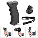 Fantaseal Ergonomic Camera Grip Mount Compatible with Nikon Canon Sony DSLR Camera Camcorder+ GoPro Hero6 5/4/3/Session Sony Garmin Virb SJCAM Action Camera Hand Grip Stabilizer Handle Holder