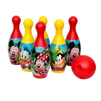 Barodians Bat and Ball Bat and Ball - Avengers , Blue (Big Size) (Mickey [ Bowling Set ])