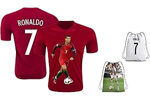 FANATICS LIFE Ronaldo Jersey Style T-Shirt Kids Set Youth Sizes