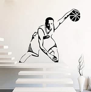 Baloncesto estrellas 30 pegatinas de vinilo para niños habitación