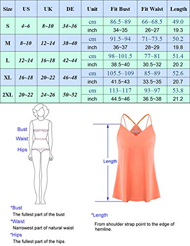 GRACE-KARIN-Camicetta-Donna-Canottiere-Spalline-Spaghetti-Scollo-a-V-Sexy-Schiena-Nuda