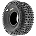 SunF A011 Sport XC ATV Golf-Cart Lawn-Mower Tire 22x11-8, 6 PR, Square-Knobby Tread, Tubeless