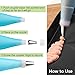 Cake Decorating Kit Pastry Tips, Food Grade Stainless Steel 6pcs Icing Piping Tips, Nozzles Set with Reusable Silicone Pastry Bag and Plastic Coupler, Baking Tools for Cake Cupcakes Cookies Decoration