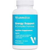 VitaMedica Energy Support Multivitamin w/B Complex - 90 Ct | Energy Booster, Vitamin B6 &amp; B12, Clarity &amp; Focus, Biotin for Hair, Skin &amp; Nails, Daily Energy Support