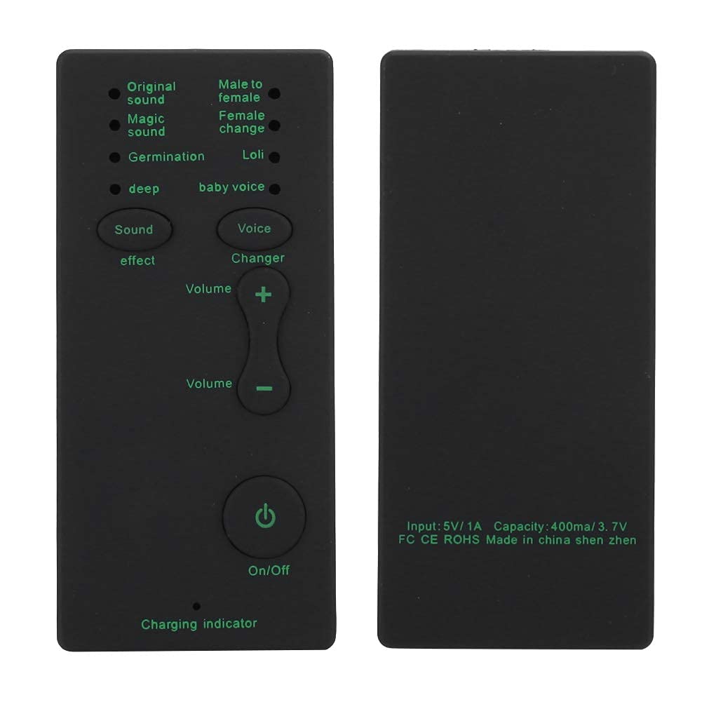 ASHATA Portable Sound Changer, 7 Different Voice Changes Device Voice Changer Voice Changer, For Laptop, Cell Phone, Mobile Phone, Computer, Computer