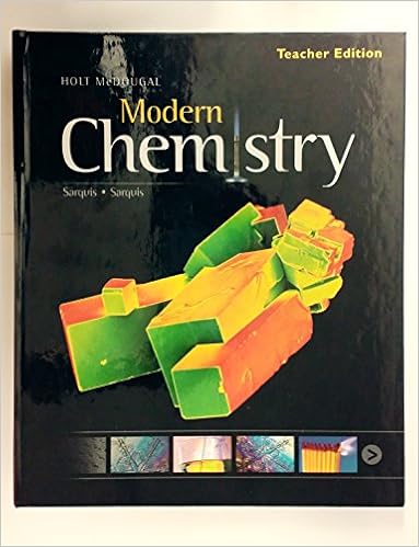 Modern Chemistry Teacher Edition 2012 9780547636344 Holt Mcdougal Books  Modern Chemistry Teacher Edition 2012 9780547636344 Holt Mcdougal Books