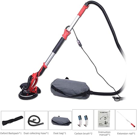 220v Drywall Sander 1250w Ceiling Sander Machine 215mm Sanding