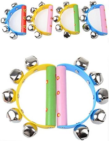Wooden Toy,BUBA Wooden Musical instruments Set (11cm6.3cm, Handbell)