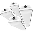 HYPERLITE 4FT LED Vapor Tight Light 40W 5200LM, IP65Waterproof LED Vapor Proof Fixture 5000K 100-277V LED Outdoor Shop Light for Car Wash Bays, Horse, Barn, Shop, Cold Storage Room,Garage 4Pack